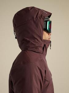 Unisex Premium Quality <b>Waterproof</b> Hooded <b>Jacket</b> Burgundy Zip Front Winter Outdoor Coat Customized Color 100% Nylon - Product Image 4