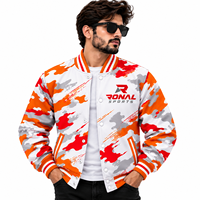 Veste de baseball pour homme sur mesure de haute qualité, coupe ajustée, design formel d'hiver, manches en cuir, respirante