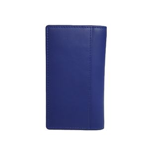 Portefeuilles porte-cartes en cuir véritable pleine fleur pour hommes, portefeuilles fins à deux volets, pochettes pour femmes, protection RFID, doublure en polyester - Product Image 1