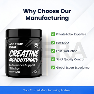 Fabricante de Suplementos de Creatina Monohidrato en Polvo, Etiqueta Privada OEM, Sin Sabor, Proveedor de Nutrición Deportiva a Granel - Product Image 2