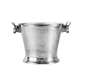 Gran calidad a un precio razonable. Cubitera tradicional de aluminio, elegante y artesanal, para fiestas y exhibición en bares domésticos. - Product Image 1