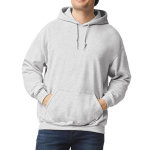 Sweat à capuche pour homme, lourd, 100% coton molletonné, unisexe, coupe ample, imprimé en relief - Product Image 6
