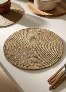 Set de table en jonc de mer tressé à la main du Vietnam, naturel et écologique, pour décoration de table, fournisseur en gros pour l'exportation - Product Image 2
