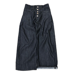 Pantalones de Uniforme Escolar Personalizados de Alta Calidad, 100% Algodón, Cintura Alta, Cierre de Botones, Artículo de Moda - Product Image 2