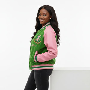 Chaqueta OES, también conocida como Chaqueta Universitaria para Damas, Chaqueta Masónica, Chaqueta Universitaria con Logotipo de Grupo Personalizado, con Cualquier Logotipo Personalizado - Product Image 3