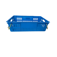 Panier de récolte en plastique PP pour légumes et fruits, bac de cueillette agricole, petite taille, avec couvercle en verre ventilé