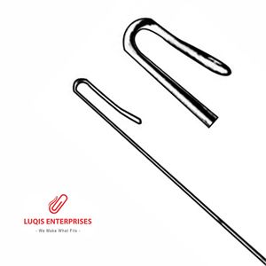 Crochet de crypte Pratt, style long, 21,6 cm, en acier inoxydable, instrument chirurgical réutilisable - Product Image 3