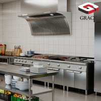 GRACE Küchenausstattung für Restaurants Komplettset mit Koch-, Kühl-, Bäckerei- und Edelstahl-Fertigungsservice