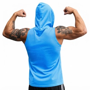 Sudadera sin Mangas para Hombre, con Logotipo Personalizado, de Algodón y Felpa, para Entrenamiento Atlético, Gimnasio, Fabricante de Ropa Deportiva de Marca Privada - Product Image 5