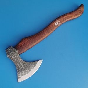 Hachas de Damasco Ligeras con Mango de Madera para Caza y Camping, Servicio OEM ODM para Pedidos al por Mayor Personalizados, Novedad - Product Image 1