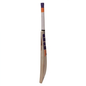 Customizable <b>Cricket</b> Bat Eco-Friendly Traditional Seams Lightweight Ambidextrous Orange Blue Handle Size 38mm <b>Equipment</b> - Product Image 4