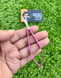Saaqaans Enterprises Precision Stainless Steel Eyelash Scissors with Perfect Grip Pink Handle Smooth Tip for Eyelash <b>Application</b> - Product Image 6