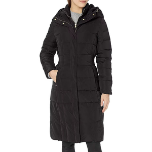 La Mejor Chaqueta Larga Acolchada para Mujer, Abrigo con Capucha, Relleno de Poliéster, Ropa de Invierno Cálida - Product Image 1