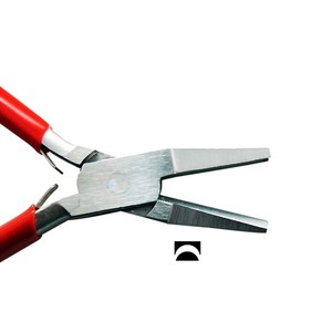 Pince à bec concave et convexe 130 mm, outil de formage de fil pour la fabrication de bijoux ZetomedPro - Product Image 2
