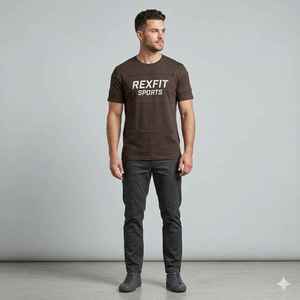 เสื้อยืดผู้ชายสไตล์ล่าสุด ผลิตจากโพลีเอสเตอร์ แขนสั้น ใส่ได้ในช่วงฤดูร้อน เหมาะสำหรับเล่นกีฬา สินค้าขายดี - Product Image 6