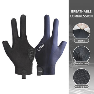 Durable Breathable Non slip 3 Finger <b>Billiard</b> Gloves Left or Right Hand Pool Cue Gloves - Product Image 3