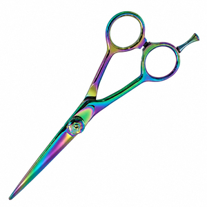 Ciseaux de coiffure professionnels de haute qualité avec logo personnalisé, ciseaux de barbier en titane, ciseaux de coupe pour salon - Product Image 3