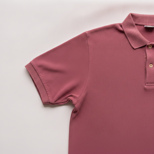 Polo à manches courtes en coton Oxford pour homme, couleur marron, avec logo brodé en forme d'éclair, design respirant et décontracté - Product Image 5