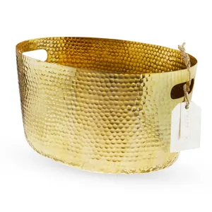 Premium Decorative Handmade Ice Bucket with Contemporary Designer Styling for Luxury Homes Resorts and Hospitality Interiors - Product Image 1