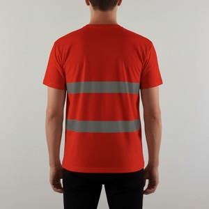 Chemise de sécurité réfléchissante personnalisée avec tissu durable pour les travailleurs de la construction et de l'ingénierie - Product Image 4