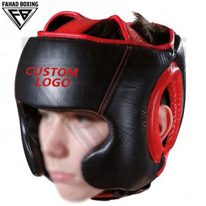 Protège-tête de boxe en cuir PU de haute qualité 2026 avec couleurs personnalisées, protège-dents confortable à grande ouverture pour l'entraînement - Product Image 4