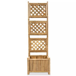 Pot de plante en bambou écologique tendance, fait main, pas cher, pour la décoration intérieure et extérieure de la maison et du jardin - Product Image 5
