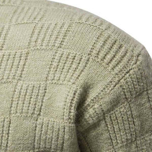 Suéter de Cuello Alto con Patrón Geométrico, Manga Larga, Invernal, 100% Acrílico, Grosor Estándar - Product Image 6