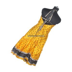 Nuevo Lote de Ropa Bohemia al por Mayor para Mujer, Vestido de Seda Vintage Tipo Paraguas, Vestido de Noche Elegante sin Mangas para Damas - Product Image 4