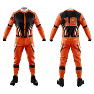 Ensemble d'uniformes de baseball confortables et de haute qualité pour équipe, personnalisables, 100 % polyester, séchage rapide, respirant - Product Image 6
