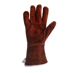 ถุงมือหนังวัวแท้คุณภาพสูงสำหรับงานเชื่อม ป้องกันการเสียดสี ทนไฟ เหมาะสำหรับงานดับเพลิง ปิ้งย่าง และงานทั่วไป - Product Image 6