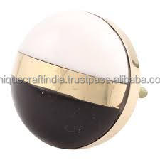 Bouton d'armoire rond en bois et en résine en gros boutons royaux de petite taille pour poignée d'armoire de meubles de tiroir - Product Image 6