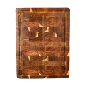 Tabla de Cortar de Madera Ecológica, Resistente, Rectangular, con Orificio para Colgar, Apta para Cuchillos, Bloque para Preparación de Alimentos - Product Image 3