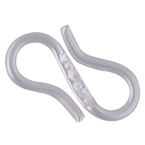 Conector de Plata de Ley 925 con Cierre de Gancho en S para Fabricación de Joyería, Collares y Pulseras, Venta al Por Mayor - Product Image 5