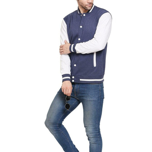 2024 High Quality Custom Chenille Embroidery Leather Sleeve Varsity <b>Jacket</b> <b>for</b> <b>Men</b> Stand Collar <b>Baseball</b> Letterman Style - Product Image 2