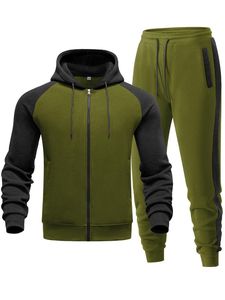 Ensemble de survêtements unis pour sublimation en gros 2026 – Tenues de jogging et sweats à capuche pour hommes - Product Image 2
