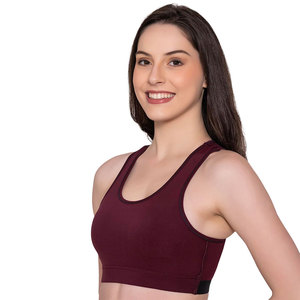 Soutien-gorge de sport de qualité supérieure pour femmes, logo personnalisé, respirant, fabriqué en usine, couleur unie, soutien-gorge de sport pour femmes - Product Image 5