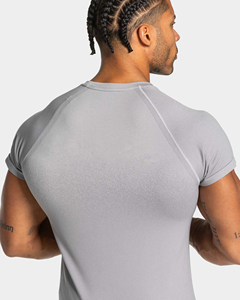Camiseta de Algodón de Lujo para Hombre, Estilo Deportivo, Cuello Redondo, Corte Holgado, Pique - Product Image 4