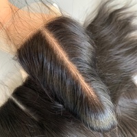 Rambut lurus alami penutupan renda Swiss rambut Virgin yang tidak diproses harga grosir rambut mentah Vietnam