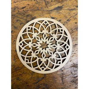 Sous-verres durables en MDF gravés au laser avec surface artistique pour la décoration de la maison, protection de table, tapis et coussinets RR Enterprises India - Product Image 5