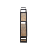 Étagère murale Vandana Optima Vertex en bois de manguier et métal - Décoration