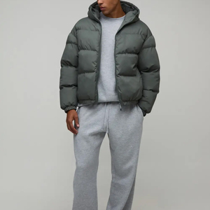 Customized <b>Men</b> Puffer <b>Jacket</b> Padded Bubble Down Puffer <b>Jacket</b> High Quality Polyester Nylon Material <b>Men's</b> Bubble Puffer <b>Jackets</b> - Product Image 2
