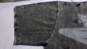 Camisetas Oversize Personalizadas de Algodón Pesado 100% Tejido con Estampado por Transferencia Térmica Ecológico y Lavado Ácido para Hombre - Estilo Urbano - Product Image 4