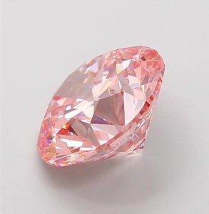 Diamant rose intense fantaisie de 2,91 ct, cultivé en laboratoire, VVS2, taille ronde, certifié IGI, diamant non monté, RB GEMS Kavan999 - Product Image 3