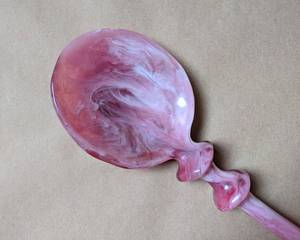 Ensemble de couverts décoratifs en résine turquoise, vaisselle artisanale, mini-cuillère en résine pour couleur personnalisée - Product Image 2