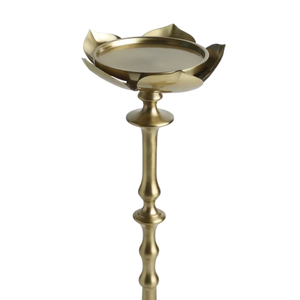 Nuevo candelabro para decoración del hogar, acabado en oro, portavelas de aluminio, hecho a mano y personalizado. - Product Image 4