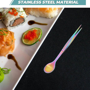 Cuchara Pinza para Degustación de Acero Inoxidable, Doble Función, Multiusos, Ligera, Apta para Lavavajillas, Utensilio de Cocina de Alta Calidad - Product Image 4