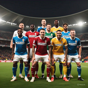 Ensemble de maillots de football personnalisés, kit de football par sublimation, uniforme sportif pour hommes, polyester, séchage rapide, respirant, maillot et short pour équipe - Product Image 2