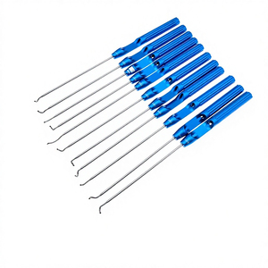 Gancho de sutura ortopédico para manguito rotador, acero inoxidable, 1 unidad, para reconstrucción y reparación de ligamentos articulares, maquinaria de alambre para artroscopia - Product Image 1