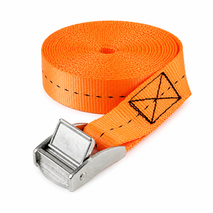 Cam Buckle Tie Down Strap 25mm Polyester 250kg for <b>Cargo</b> Securing Heavy Duty Factory Direct OEM Supplier - Product Image 1