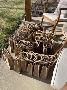 Sac de pique-nique en toile de jute naturelle, grande capacité, écologique, sac de transport multifonctionnel - Product Image 4